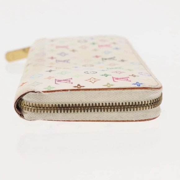 LOUIS VUITTON Monogram Multicolor Zippy Wallet Wallet White - Picture 5 of 15